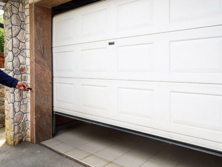 A garage door installation in Lowell, MI.