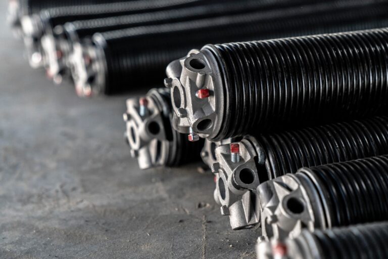 The best garage door repair in Michigan may often come as replacement springs (shown)