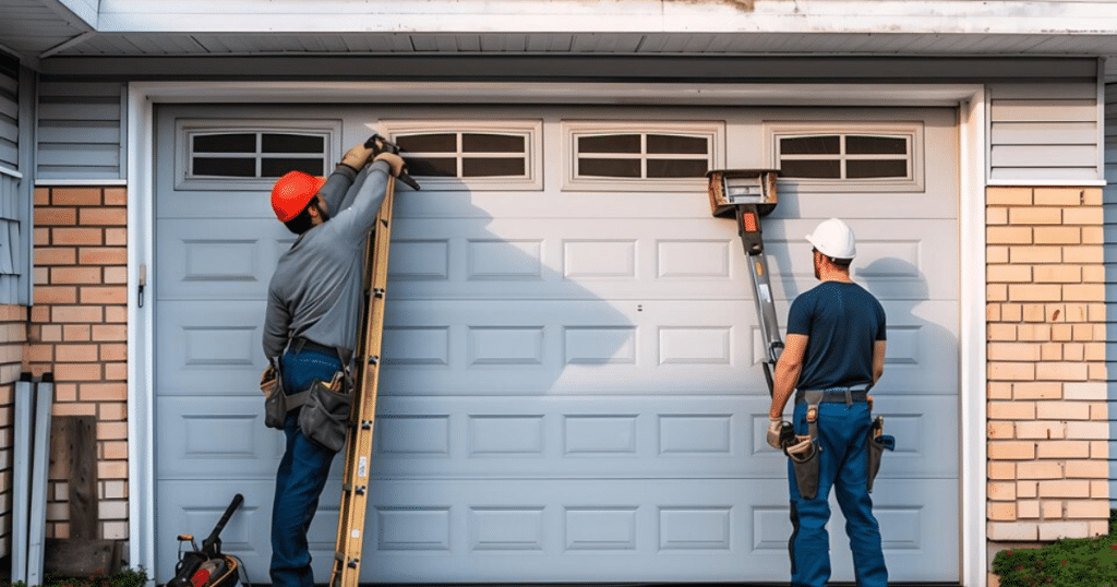 Does a dented garage door need to be replaced?
