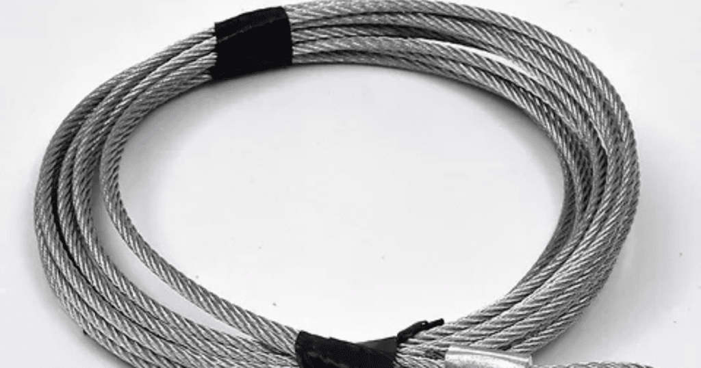 how do you fix a garage door cable