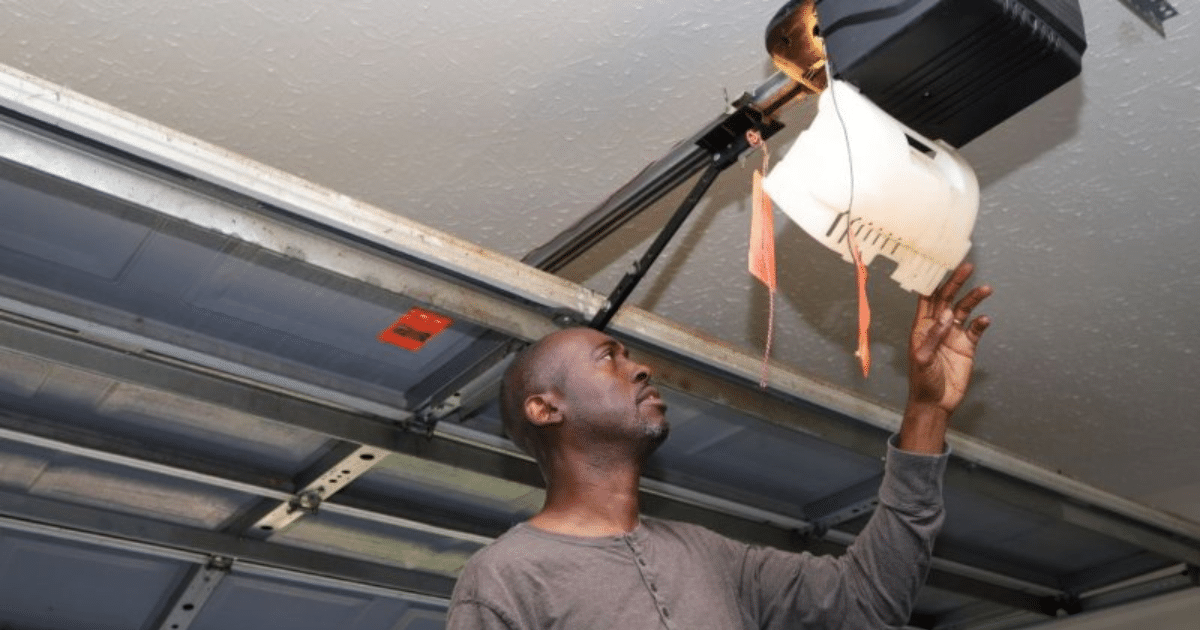 changing garage door motor
